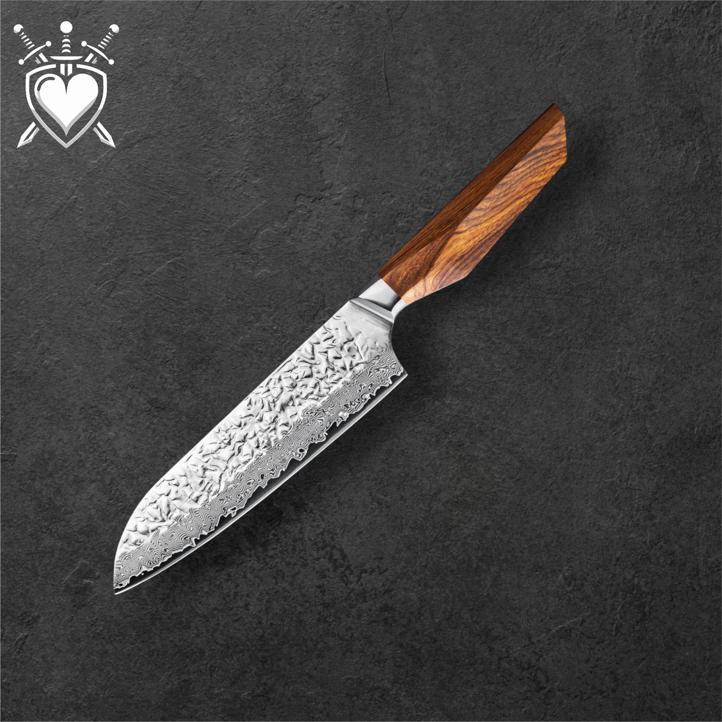 Coltelli Giapponese Damascati 67 strati serie "Rosewood"