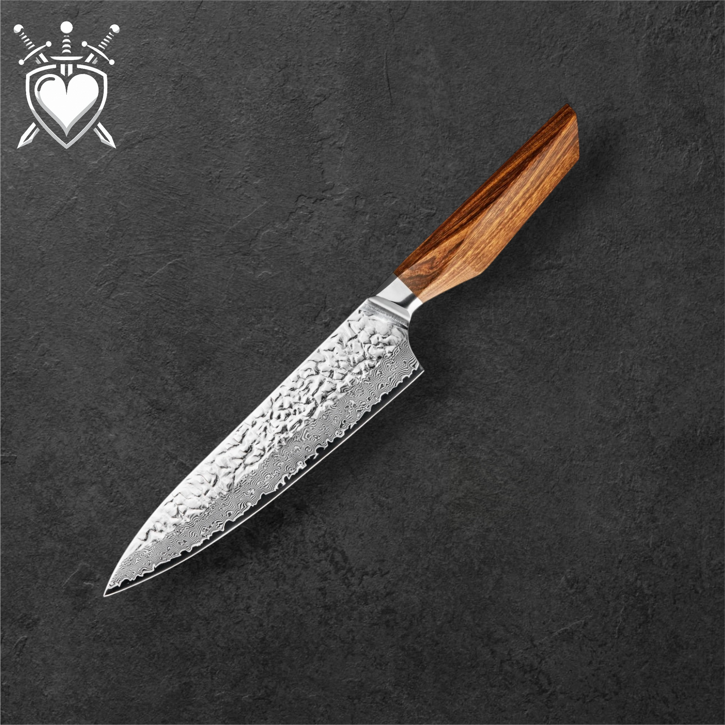 Coltelli Giapponese Damascati 67 strati serie "Rosewood"