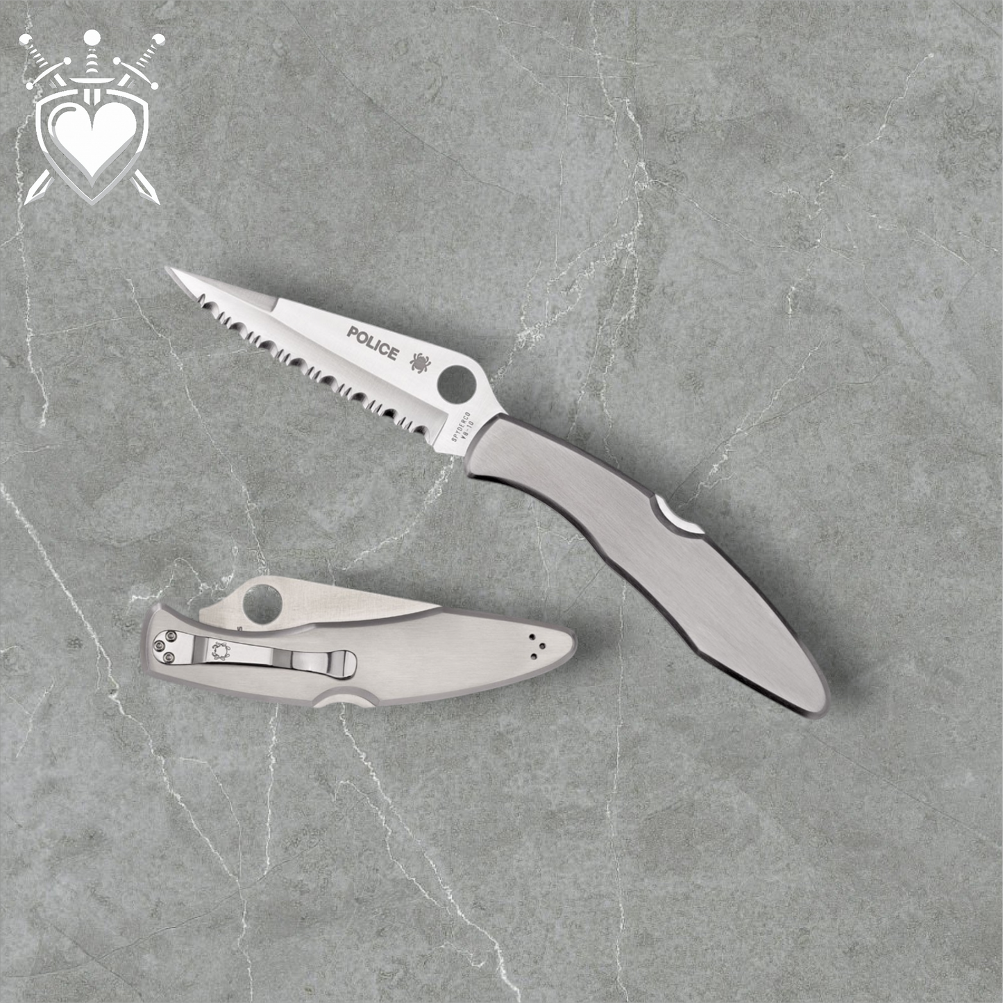 Spyderco Police ss Serrated