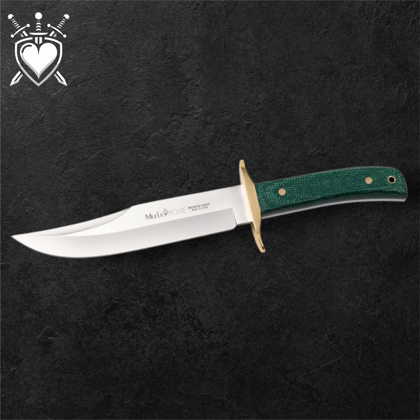 Muela Bowie Micarta Yuta Green bw-classic