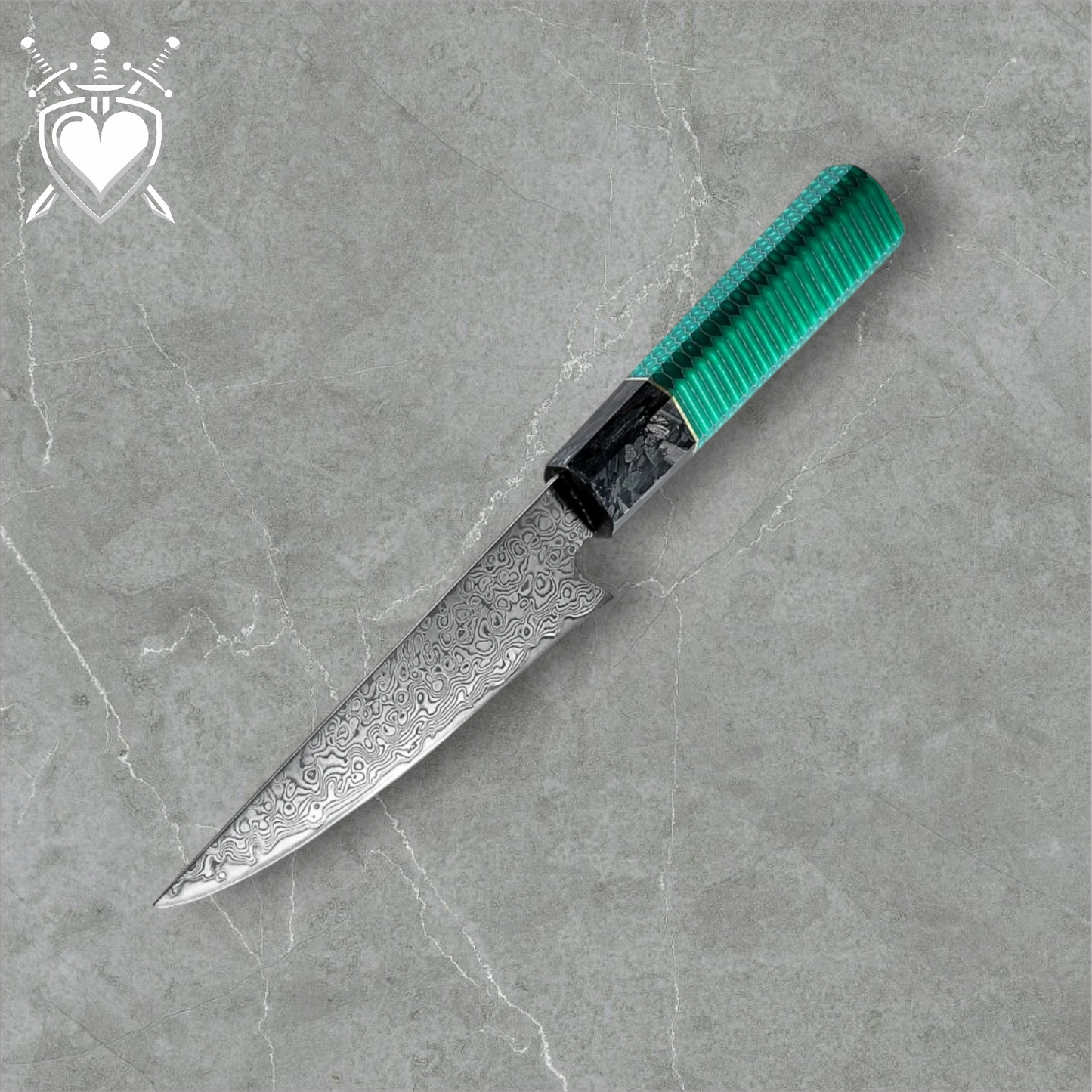 Coltelli Giapponesi Damascati "Crazy Green"