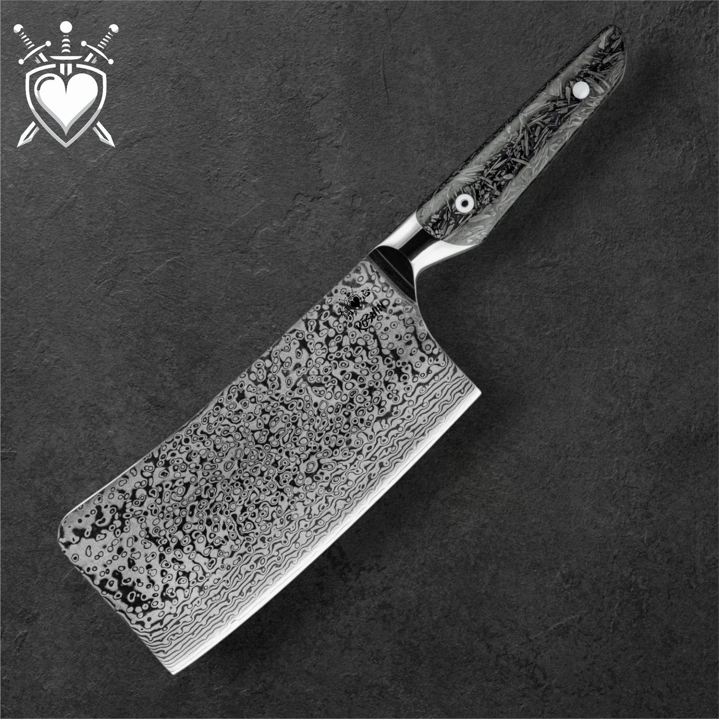 Coltello Giapponese Kōshin serie "CarbonTech"67 strati VG-10