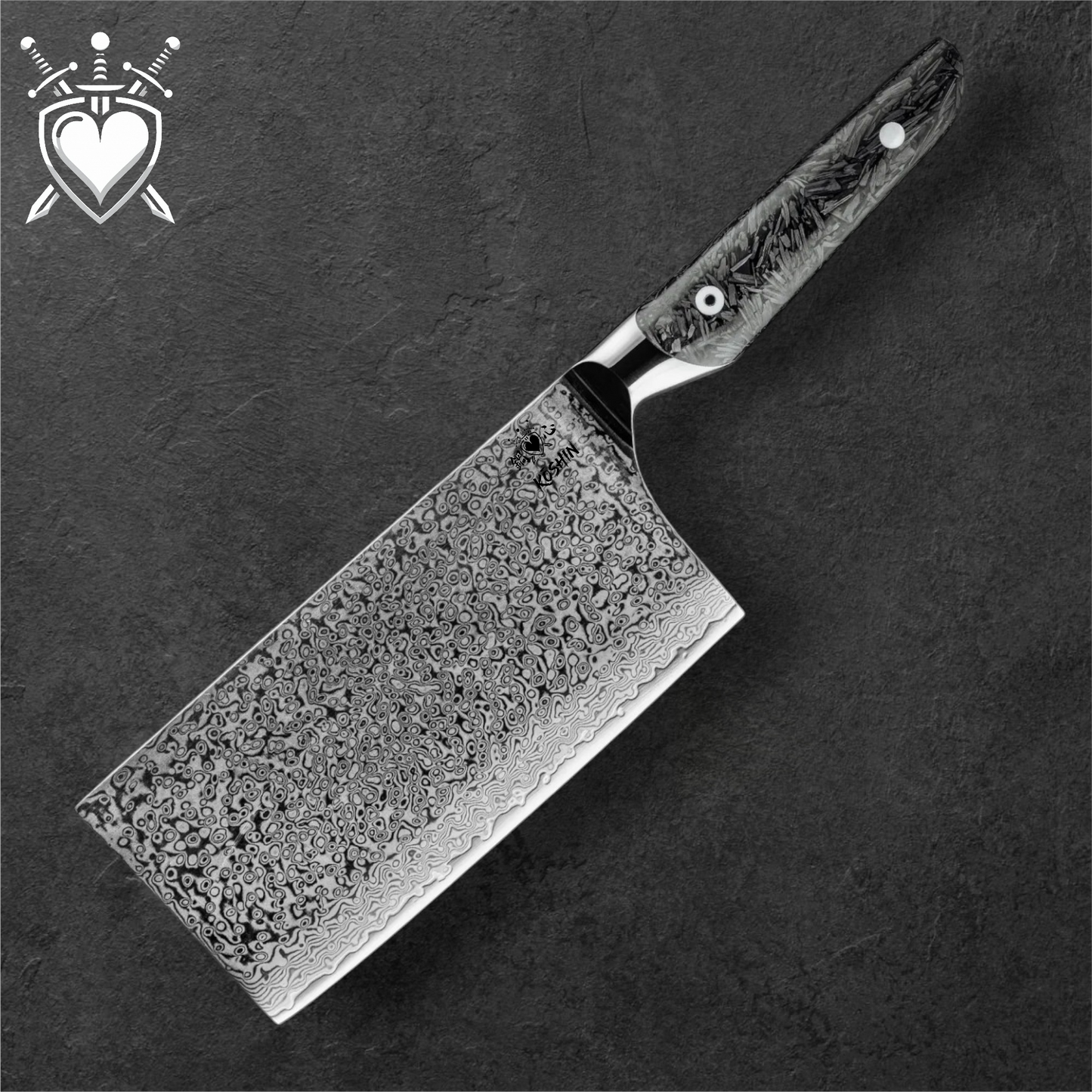 Coltello Giapponese Kōshin serie "CarbonTech"67 strati VG-10