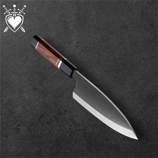 Coltello Giapponese Deba serie "Wood&Buffalo"